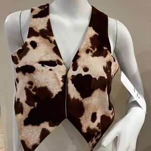 animal print vest